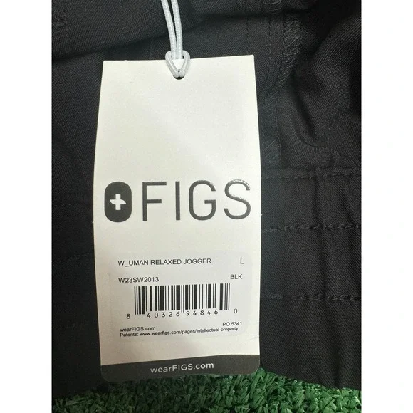 NWT WMN UMAN RELAXED JOGGER BLACK W23SW2013 LARGE - Picture 5 of 5